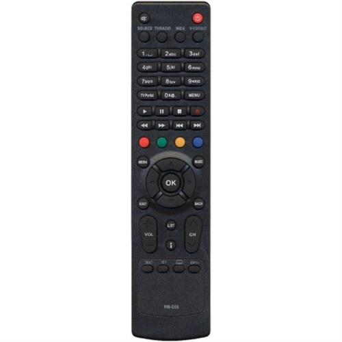 картинка Huayu RM-E08 (17203) пульт дистанционного управления (ПДУ) для спутникового ресивера HUMAX VAHD-3100 от магазина Интерком-НН