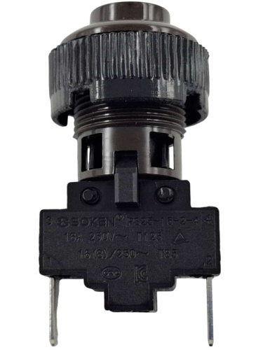 картинка Gefest ПКН-507.2-443 кнопка подсветки духовки 2-х контактная 16A, 250V для плиты Гефест 1300, 3300 от магазина Интерком-НН