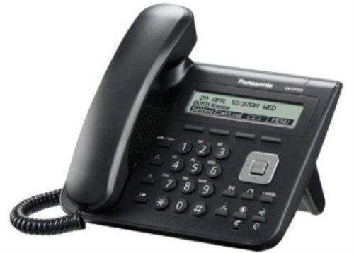 изображение Panasonic KX-UT123RU-B Проводной SIP телефон магазин Компании Интерком-НН картинка Panasonic KX-UT123RU-B Проводной SIP телефон от магазина Интерком-НН