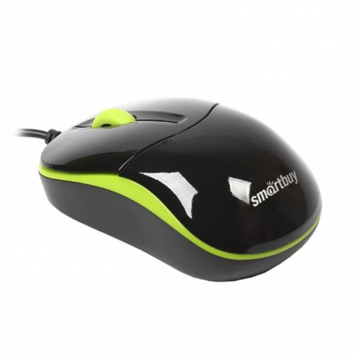 изображение Мышь проводная (черно-зеленая) SmartBuy SBM-343-KN ONE магазин Компании Интерком-НН картинка SmartBuy SBM-343-KN ONE Мышь проводная (черно-зеленая) от магазина Интерком-НН