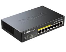 картинка D-Link DGS-1008P Коммутатор 8 портами 10/100/1000  от магазина Интерком-НН