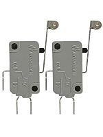 картинка Микропереключатель 2 шт. Dongnan KW3A-16Z5-A200 3-х контактный 16(4)A 250V рычаг с роликом 25мм от магазина Интерком-НН