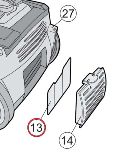 картинка Vitek VT-1833-FLV13 фильтр выходной для пылесоса VT-1833, VT-8100 от магазина Интерком-НН фото 2