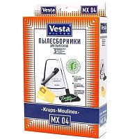 картинка Vesta filter MX04 комплект мешков-пылесборников бумажных (5шт+1 фильтр) для пылесоса Moulinex, Krups от магазина Интерком-НН