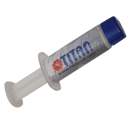 изображение Термопаста Titan Nano Grease 1.5 г шприц, теплопроводность 4.5 Вт/м*К магазин Компании Интерком-НН фото 2 картинка Термопаста Titan Nano Grease 1.5 г шприц, теплопроводность 4.5 Вт/м*К от магазина Интерком-НН фото 2