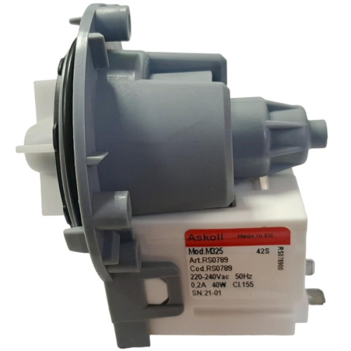 картинка Askoll RS0789 сливной насос (помпа) M325 40Вт 0,2А для стиральной машины  от магазина Интерком-НН фото 2