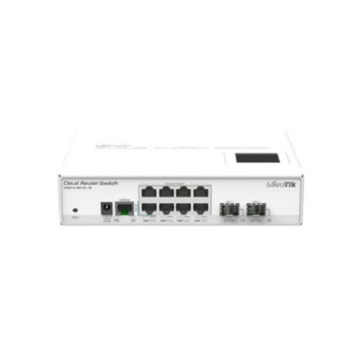 изображение Routerboard CRS210-8G-2S+IN 8 x 10/100/1000 Мбит/сек Router Switch Mikrotik (CRS210-8G-2S+IN ) магазин Компании Интерком-НН картинка CRS210-8G-2S+IN, Routerboard 8 x 10/100/1000 Мбит/сек Router Switch Mikrotik от магазина Интерком-НН