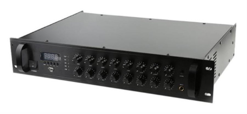 картинка MKV Pro PA-1240 Усилитель под RACK стойку с MP3 плеером (USB) и FM радио, 240Вт  от магазина Интерком-НН