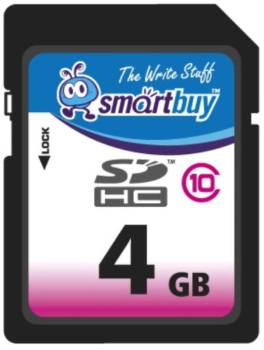 изображение Память SD 4Gb Smart Buy SDHC class10 магазин Компании Интерком-НН картинка Память SD 4Gb Smart Buy SDHC class10 от магазина Интерком-НН