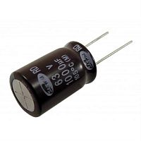 картинка Электролитический конденсатор 1000мкФ 63В 105°С в алюминиевом цилиндрическом корпусе от магазина Интерком-НН