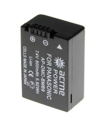 изображение Аккумулятор AcmePower AP-DMW-BMB9 для фотокамер Panasonic BMB9 магазин Компании Интерком-НН картинка AcmePower AP-DMW-BMB9 Аккумулятор Li-ion, 7.4 V, 800 mAh для фотокамер Panasonic от магазина Интерком-НН