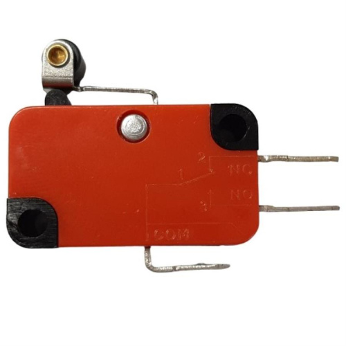 картинка Микропереключатель 3-х контактный V-155-1C25 250V 15A рычаг с роликом 12мм для микроволновой печи  от магазина Интерком-НН фото 2