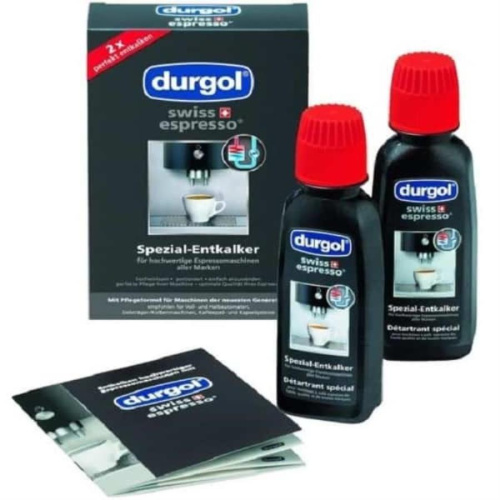 картинка Durgol Swiss Espresso CMDESCC-001 средство для удаления накипи в кофемашинах (две емкости по 125 мл) от магазина Интерком-НН