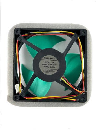 картинка NMB-MAT FBA12J15V DC15V 0.28A трехпроводный вентилятор для холодильника Toshiba, Sharp, Hitachi от магазина Интерком-НН