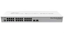 картинка CRS326-24G-2S+RM Коммутатор MikroTik 24 x 10/100/1000 Мбит/с RJ45, 2 x 1/10 ГБит/с SFP+ от магазина Интерком-НН