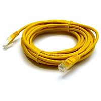 картинка Патч-корд UTP cat. 5e 5м (желтый) неэкранированный, литой коннектор от магазина Интерком-НН