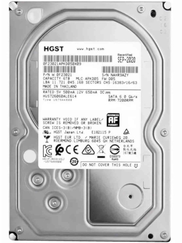 картинка Жесткий диск HGST HUS726060ALE614 6ТБ от магазина Интерком-НН