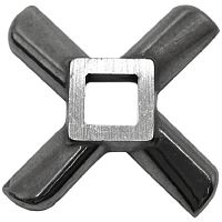 картинка Нож SS-193517-CH квадрат 10мм, диаметр 55мм, глубина 9,5мм для мясорубки Moulinex, Zelmer  от магазина Интерком-НН