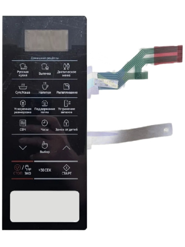 картинка Samsung DE34-00445U Сенсорная панель управления для микроволновой печи (СВЧ) MS23J5133AM черный от магазина Интерком-НН
