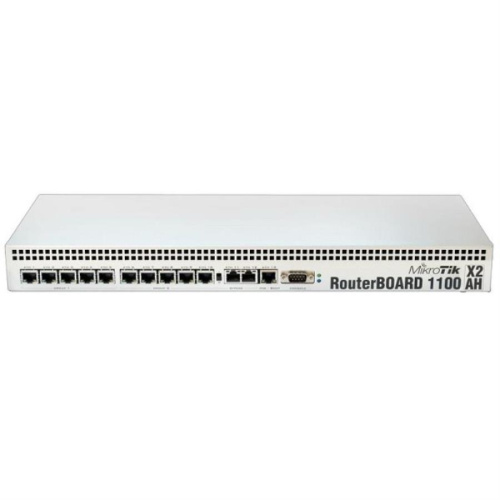 изображение 1U rackmount, 13x Gigabit Ethernet, 1066MHz Dual Core CPU, 2GB RAM, RouterOS L6 MikroTik Routerboard RB1100AHx2 магазин Компании Интерком-НН картинка MikroTik RouterBoard RB1100AHx2 13xport MikroTik Router, маршрутизатор от магазина Интерком-НН