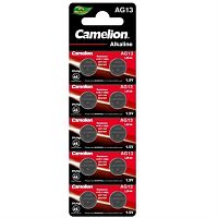 картинка Элемент питания (батарейка) Camelion AG13 (LR1154) BL10 от магазина Интерком-НН