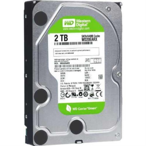 картинка Western Digital WD20EARX Жесткий диск 2 Tb 64 Mb SATA-III WD20EARX от магазина Интерком-НН