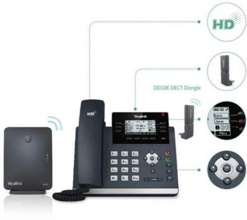 картинка Телефон SIP Yealink W41P черный от магазина Интерком-НН фото 2