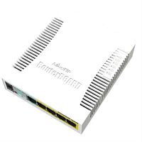 картинка Mikrotik RB260GSP Управляемый коммутатор 5 портов Gbit от магазина Интерком-НН