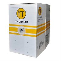 картинка Кабель FTP4 cat.5e витая пара экранированная для внутренних работ, серый 4х2х0,5 (305м) коробка от магазина Интерком-НН