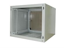 картинка Шкаф настенный 19", 6U, (600x600x370) разборный, серый, серия NOP (Netko) от магазина Интерком-НН