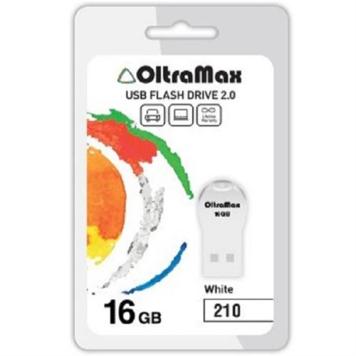 изображение Память USB 16Gb OltraMax 210 белый (OM16GB210-White) магазин Компании Интерком-НН картинка Память USB 16Gb OltraMax 210 белый (OM16GB210-White) от магазина Интерком-НН