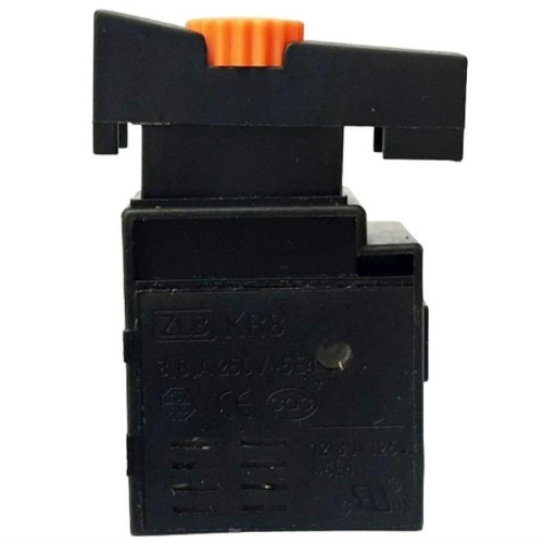 картинка Выключатель KR8 (112) с фиксатором и регулировкой оборотов 8A, 250V для электроинструмента от магазина Интерком-НН