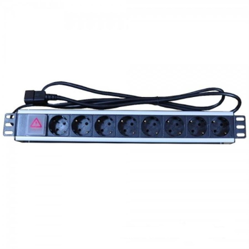 картинка WT-2140A-U (WT-2261A-U-GER) Блок электрических розеток 8 шт. с выключателем для ИБП 220V от магазина Интерком-НН фото 2