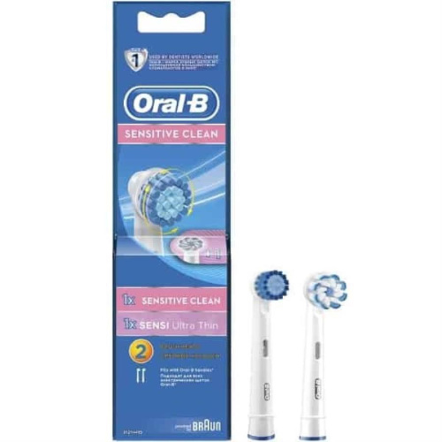 изображение Braun Oral-B 80301122 (EBS17+EB60) Насадка Sensitive и Sensi UltraThin для зубной щетки магазин Компании Интерком-НН картинка Braun Oral-B 80301122 (EBS17+EB60) Насадка Sensitive и Sensi UltraThin для зубной щетки от магазина Интерком-НН