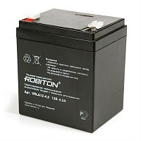 картинка Robiton VRLA12-4.5 свинцово-кислотный аккумулятор 12 В, 4.5 Ач от магазина Интерком-НН