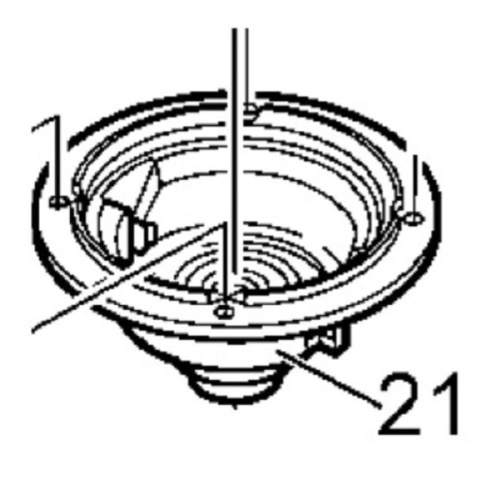 картинка Panasonic ADE98E165 корпус вала привода для хлебопечи SD-25xx, SD-YR, SD-ZB, SD-ZX без вала от магазина Интерком-НН фото 2