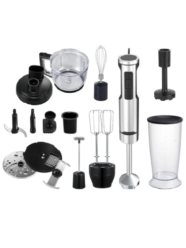 картинка RAZZ RHB-7801 погружной блендер 2000Вт регулировка оборотов, режим турбо черный от магазина Интерком-НН