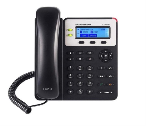 картинка GXP1620 IP-телефон Grandstream, 2х Ethernet 10/100Мб/с, 2 SIP линии  от магазина Интерком-НН фото 3
