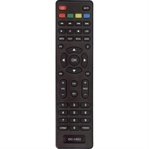 изображение Huayu DC-1502 (21252) пульт дистанционного управления (ПДУ) для цифровой приставки магазин Компании Интерком-НН картинка Huayu DC-1502 (21252) пульт дистанционного управления (ПДУ) для цифровой приставки от магазина Интерком-НН