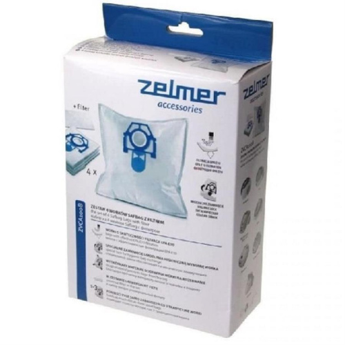 картинка Zelmer 12006466 (ZVCA100B) Пылесборник для пылесосов Aquario, Aquawelt...(уп.4шт) от магазина Интерком-НН
