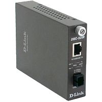 картинка DMC-920R D-Link (ТХ: 1310 нм; RX: 1550 нм) SC, 20км Медиаконвертер 10/100BASE-TX и 100BASE-FX от магазина Интерком-НН