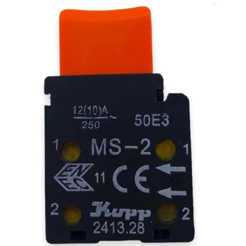 картинка Выключатель MS-2 (103) с фиксатором 12(10)A, 250V для электроинструмента  от магазина Интерком-НН