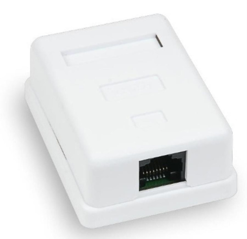 изображение Розетка компьютерная /1 порт/ RJ-45 /cat.5e/ белая WT-2012 магазин Компании Интерком-НН картинка WT-2012 Розетка компьютерная /1 порт/ RJ-45 /cat.5e/ белая от магазина Интерком-НН