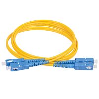 картинка Патч-корд оптический (optic patch cord) SC/UPC-SC/UPC SM 9/125мкм одномодовый (duplex) 40 метров от магазина Интерком-НН