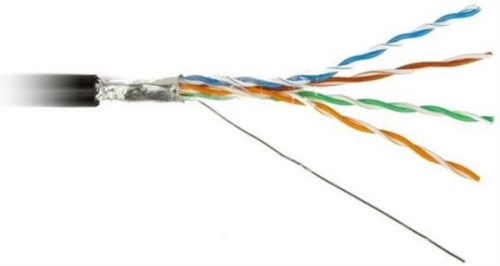 картинка Кабель FTP4 cat.5e витая пара экранированная для наружных работ (4х2х0,5)  от магазина Интерком-НН