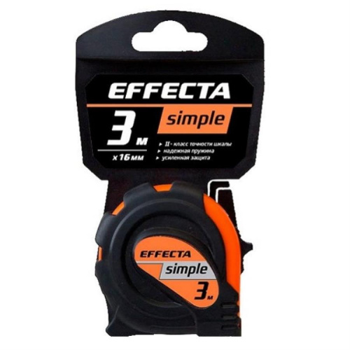 изображение Рулетка 3м*16мм Effecta simple 570316 магазин Компании Интерком-НН картинка Effecta simple 570316 Рулетка 3м*16мм от магазина Интерком-НН