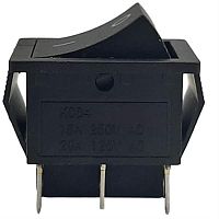 картинка Выключатель KCD4 (003) 1 положение черный, 6 контактов 16A, 250V для электроинструмента  от магазина Интерком-НН