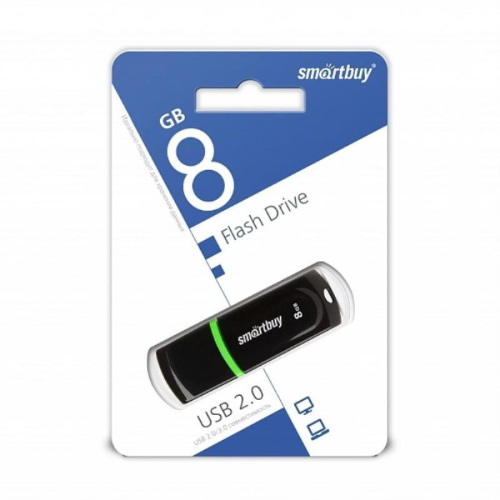 картинка Память USB 8Gb Smart Buy Paean черный 2.0 (SB8GBPN-K) от магазина Интерком-НН