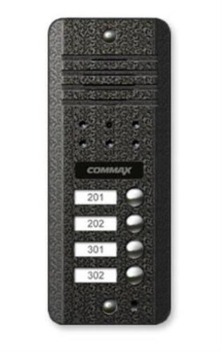 картинка Commax DRC-4DB Вызывная панель черно-белая 4 абонента от магазина Интерком-НН фото 2