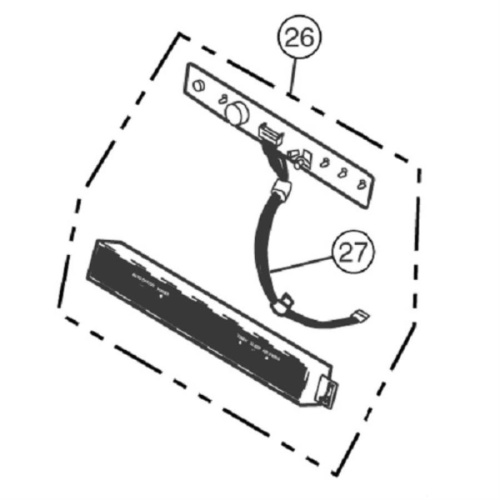 картинка Panasonic CWE39C1069 (CWE39C1130) Индикатор внутреннего блока кондиционеров CS-A12CTP, CS-A18CTP от магазина Интерком-НН